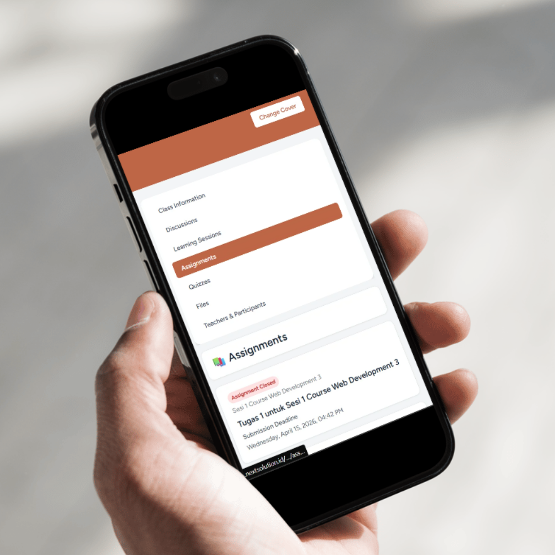 tugas pembelajaran dengan fitur evaluasi otomatis berbasis AI